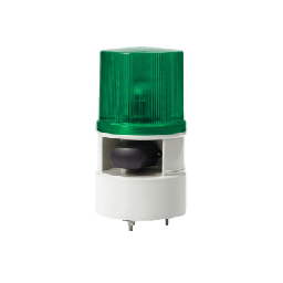 [S125DML-WS-110220-G] Luces de advertencia color Verde con sirena incorporada con 5 tonos máx. 105 dB en 110 VCA | S125DML-WS-110220-G