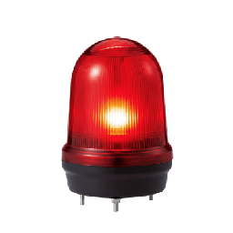 [MFL125-110240-R] LED con patrones fijo/intermitente, estroboscópico y simulación rotatorio, Color Rojo de 110-220 VCA | MFL125-110240-R