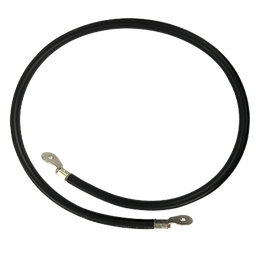 [CBL-AWG2-1B] Cable para Baterías, 1 m, Negro, Calibre 2 AWG con Terminales de Ojo en Ambos Extremos | CBL-AWG2-1B