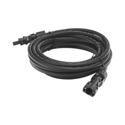 [CBLMC42P5MBLKV2] Cable Fotovoltaico 2.5 m, Negro, Calibre 10 AWG con Terminales MC4 en Ambos Extremos | CBLMC42P5MBLKV2