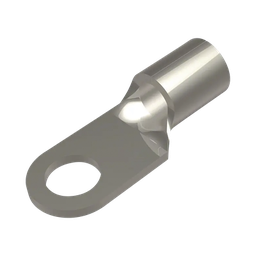 [HUB-YAD-6CM-6E14] Zapata Terminal de Ojillo para Tornillo 1/4" (6.35 mm)  y Calibre 6 AWG. | HUB-YAD-6CM-6E14