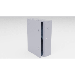 [GBP02] Gabinete para instalación de 2 Baterías , Fabricado en Lámina Galvanizada, Accesorios para poste (No incluidos) | GBP02