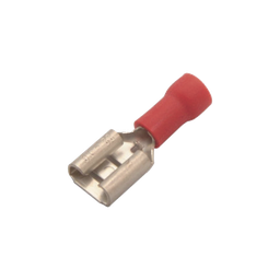 [AE51231] Terminal tipo hembra aislada 0.250 / 22 - 16 AWG / Rojo / Para baterías con teminal F1 / Paquete de 25 piezas. | AE51231