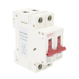 [FPV632PC63] Protección Térmica/ Interrupción 2P,  63 A,  Corriente Directa  800 Vcc para Aplicación Fotovoltaica Montaje Riel DIN | FPV632PC63