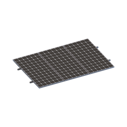 [VEKTORMINIKIT1X3] Kit De Minirieles Para Panel Solar Arreglo 1X3  Para Instalación Plano En Lámina | VEKTORMINIKIT1X3