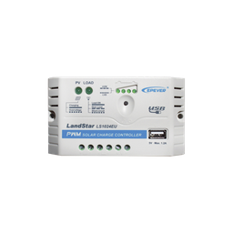 [LS-1024-EU] Controlador Solar PWM 12/24 V 10 A, Salida USB | LS-1024-EU
