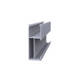[EPLSR84050] Riel 8 para montaje de módulos fotovoltaicos de aluminio anodizado de 4050mm. | EPLSR84050