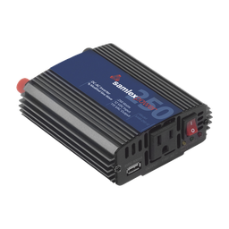[SAM-250-12] Inversor de Corriente (CD-CA) Potencia Nominal 250 W, Ent:12Vcc, Sal: 115Vca 60 Hz | SAM-250-12