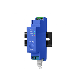 [SHELLYPRO1] Relevador / Contacto Seco / Interruptor WIFI/ Industrial y residencial inteligente / Hasta 16A / Soporta Google y Alexa / Nube P2P y control Local / 1 canal y puerto ethernet | SHELLYPRO1