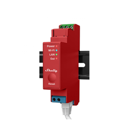 [SHELLYPRO1PM] Relevador / Interruptor WIFI/ Industrial y residencial inteligente / Hasta 16A / Soporta Google /Alexa / Nube P2P y control Local / 1 canal y puerto ethernet | SHELLYPRO1PM