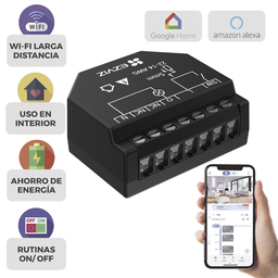 [CS-T35] Relevador Wi-Fi  Inteligente / Ideal Para Control de Iluminación / 1 Salida para un Apagador / Control Remoto / Horarios Personalizados / Registro de Consumo | CS-T35
