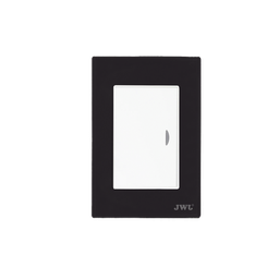 [JTL-F7602] Apagador Escalera Sencillo de 10 A/ 127 V CA ~ 60 Hz / Placa Negra. | JTL-F7602