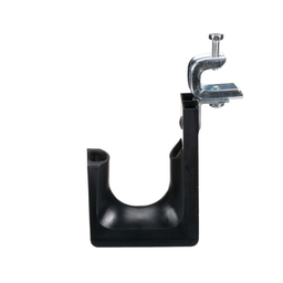 [JP2SBC50RB-L20] Sujetador STRONGHOLD tipo J (J-Hook), Con Abrazadera de Tornillo para Montaje, Hasta 46 Cables Cat6, Nylon 6.6, Color Negro, 1 pieza | JP2SBC50RB-L20