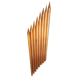 [TG-VAR-1012] Varilla de Acero con Recubrimiento de Cobre Diámetro 1/2" de 1 m de Largo (1 Pieza). | TG-VAR-1012