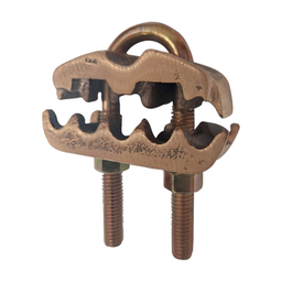 [LP-CP-2/0] Conector para 3 Cables de Cobre (4 - 2/0 AWG) a Tubo o Varilla (5/8 in - 3/4 in). | LP-CP-2/0