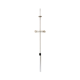 [LP-DIPOLO-ALU] Pararrayos Dipolo Corona / Aluminio / Radio Protección 72° / 1.7 m (5.6 ft) / Efecto Ionización | LP-DIPOLO-ALU