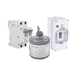 [PL32ACA] Kit de Centro de Carga Para Corriente Alterna, Breaker de hasta  400 Vca de 32 A con Supresor de Picos Transitorios. | PL32ACA