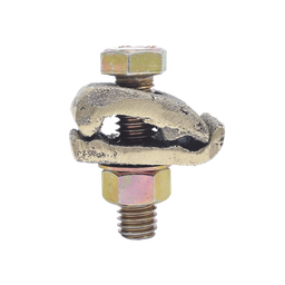 [LP-CU-2/0] Conector Cable a Superficie Plana / Bronce 100% / Cable 4-2/0 AWG / Sin Soldadura Exotérmica / 2.5x3.5 cm (1x1.4 in) | LP-CU-2/0