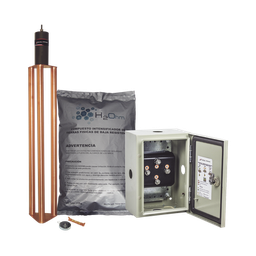 [TG-70K] Kit de puesta a tierra de 70 A con Electrodo, Filtro, Acoplador y Compuesto H2Ohm. | TG-70K