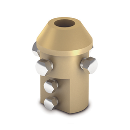 [AT-011-A] Adaptador de Punta Pararrayo PDC en Mástil 1 1/2". | AT-011-A