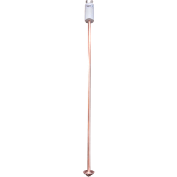 [LP-GROUNDV] Electrodo Puesta a Tierra 20A / Cobre Electrolítico / Filtro Autoconectable / Compuesto 6 kg / 114 cm (44.9 in) | LP-GROUNDV