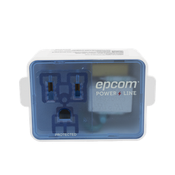 [EPLSPWLED] Supresor de Picos Portatil para Pared / 120 Vca / 1800 W / 540 Joules | EPLSPWLED