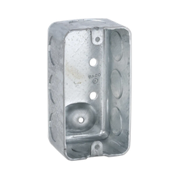 [HUB-666] Caja (Chalupa) 4x2"/ Profundidad  1-7/8" / 7 Entradas de 1/2" y 1 de 3/4". | HUB-666