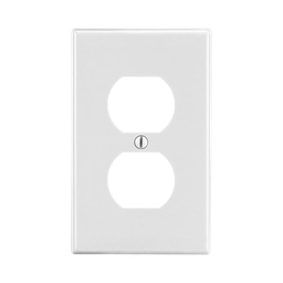 [HUB-P8W] Tapa para Contacto Dúplex Color Blanco. | HUB-P8W