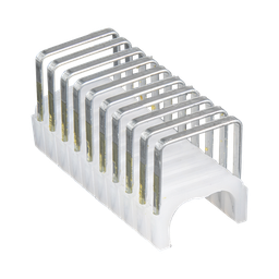 [450-003] Paquete de 300 Grapas con Aislamiento, para Cables NM (RomexÆ) como 14/3, 14/3G, 12/3 y otros cables de hasta 11/32 x 19/32 (9 mm x 15 mm / 0.35 x 0.59 pulgadas). | 450-003