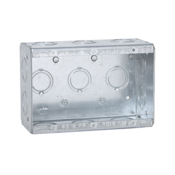 [HUB-692] Caja Multigang de 3 Gangs / Profundidad de 2-1/2" / 16 Entradas de 1/2" y 3/4". | HUB-692