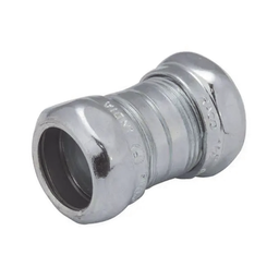 [HUB-2923] Cople Compresión de Acero Galvanizado para Pared Delgada de 3/4" . | HUB-2923