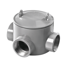 [GRT-0442] Caja con Tapa Tipo GRT de 3/4" (19 mm) / Caja a Prueba de Explosión / Para Áreas Peligrosas con Tapa / Libre de Cobre. | GRT-0442