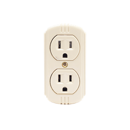 [SYS-136404] Contacto Dúplex 127 Vca, 15 A Max. Para Sobreponer (Sin perforar la superficie). | SYS-136404