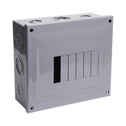 [C2Q06S] Centro de Carga para Sobreponer, 06 Polos, 60 A, 1 Fase 3 Hilos, 120/240 V AC, 60Hz | C2Q06S