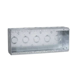 [HUB-694] Caja Multigang de 5 Gang / Profundidad 2 1/2" / 19 Entradas 1/2"-3/4". | HUB-694