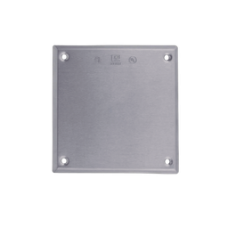 [TC-04-18] Tapa cuadrada ciega de aluminio para caja cuadrada. | TC-04-18