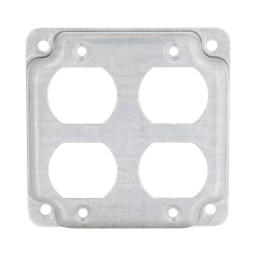 [HUB-907C] Cubierta de 4" para 2 Contactos Dúplex. | HUB-907C