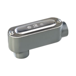 [OLB-0308C] Caja oval roscada tipo LB de 2 1/2" corta (63.5 mm) incluye tapa y tornillos. | OLB-0308C