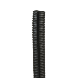 [CLT100F-C20] Tubo Corrugado Abierto para Protección de Cables, 1in (25.4 mm) de Diámetro, 30.5 m de Largo, Color Negro | CLT100F-C20