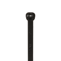 [BT2S-C0] Cincho de Nylon 6.6 Dome-Top®, Con Lengüeta de Bloqueo de Acero Inoxidable, 203 mm largo x 4.7mm ancho, Color Negro, Exterior Resistente a Rayos UV, Paquete de 100pz | BT2S-C0