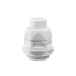 [DX-54-050] Conector (Racor) de tubería flexible a caja, PVC Auto-Extinguible de 50 mm, IP55 | DX-54-050