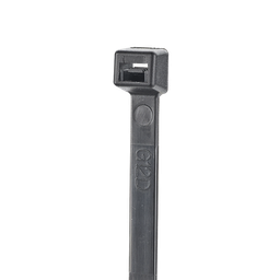 [S15-40-C0] Cincho de Nylon 6.6 StrongHold™, 370mm largo x 3.6mm ancho, Color Negro, Exterior Resistente a Rayos UV, Paquete de 100pz | S15-40-C0