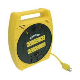 [SYS-136035] Multicontacto Eléctrico Tipo Carrete con 6 Contactos y 6 metros de Extensión / 127 V CA 10 A Máximo. | SYS-136035