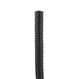 [CLT38F-C20] Tubo Corrugado Abierto para Protección de Cables, .38in (9.7 mm) de Diámetro, 30.5 m de Largo, Color Negro | CLT38F-C20