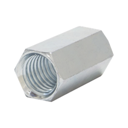 [ANC-CH1478] Cople hexagonal roscado cuerda maquina galvanizado de 6.5 mm (1/4") | ANC-CH1478