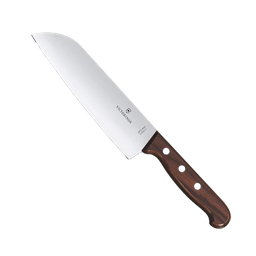[6.8500.17G] Cuchillo Santoku Wood de 17 cm, Filo con Corte Recto, Estilo Japonés | 6.8500.17G