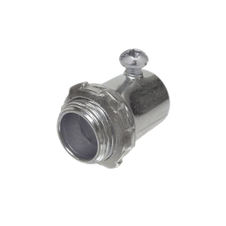[HUB-2005] Conector de 1 1/4" (32 mm) para Pared Delgada con Tornillo. | HUB-2005