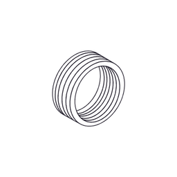 [RBA-3825-UR] Reducción Bushing Aluminio de 1 1/2" a 1" / Con Recubrimiento de Uretano Purpura. | RBA-3825-UR