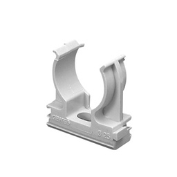 [GW-50-603] Soporte de presión (Abrazadera), PVC Auto-extinguible, abierto para tubería de 25 mm | GW-50-603