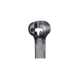 [BT7LH-C0] Cincho de Nylon 6.6 Dome-Top®, Con Lengüeta de Bloqueo de Acero Inoxidable, 620 mm largo x 7mm ancho, Color Negro, Exterior Resistente a Rayos UV, Paquete de 100pz | BT7LH-C0